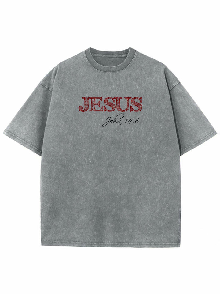 Truth Is Jesus Is Truth Unisex Washed T-Shirt