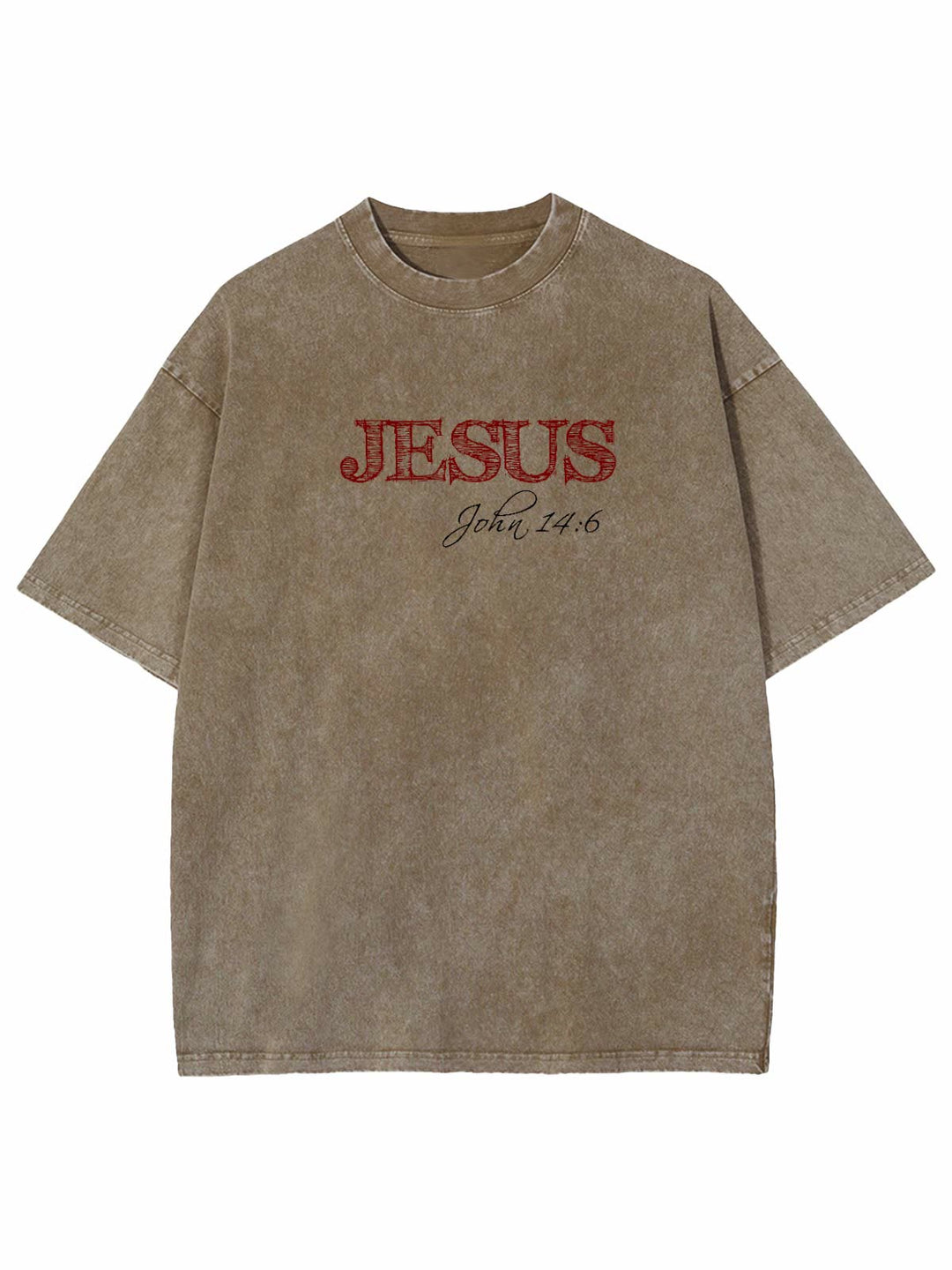 Christianartworkshop Truth Is Jesus Is Truth Unisex Washed T-shirt