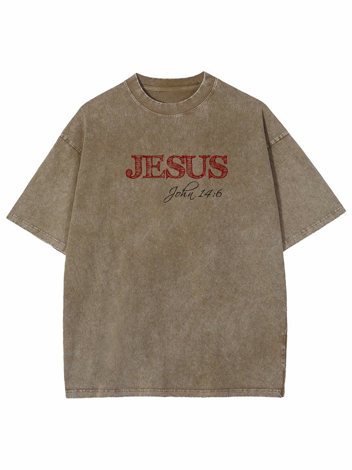 Truth Is Jesus Is Truth Unisex Washed T-Shirt