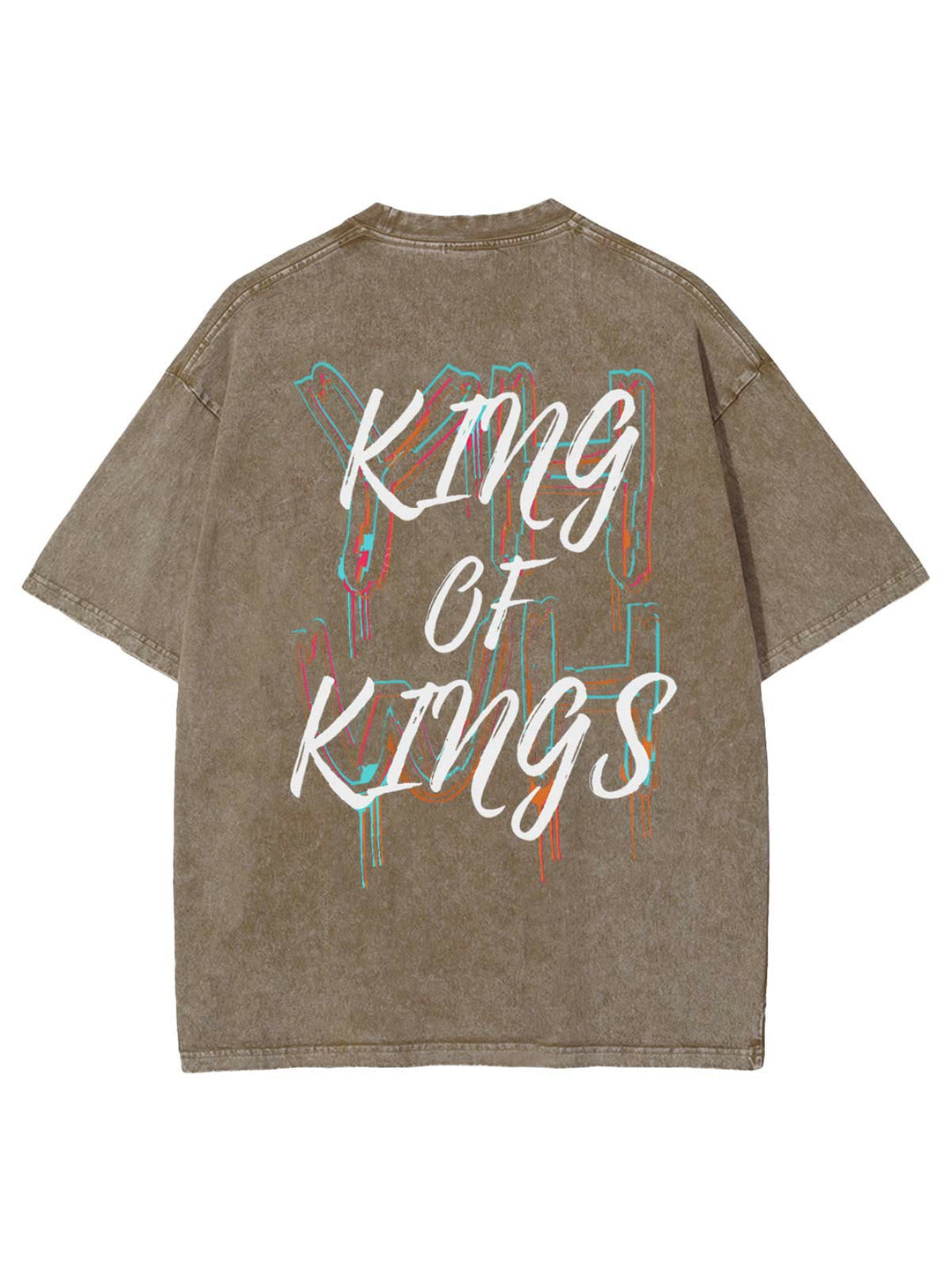 Christianartworkshop King Of Kings Unisex Washed T-shirt