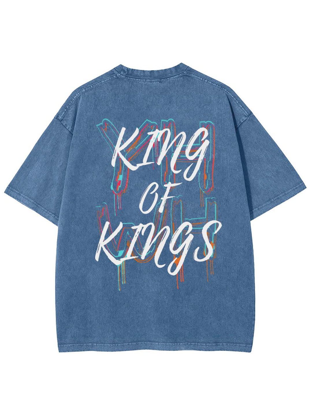 Christianartworkshop King Of Kings Unisex Washed T-shirt