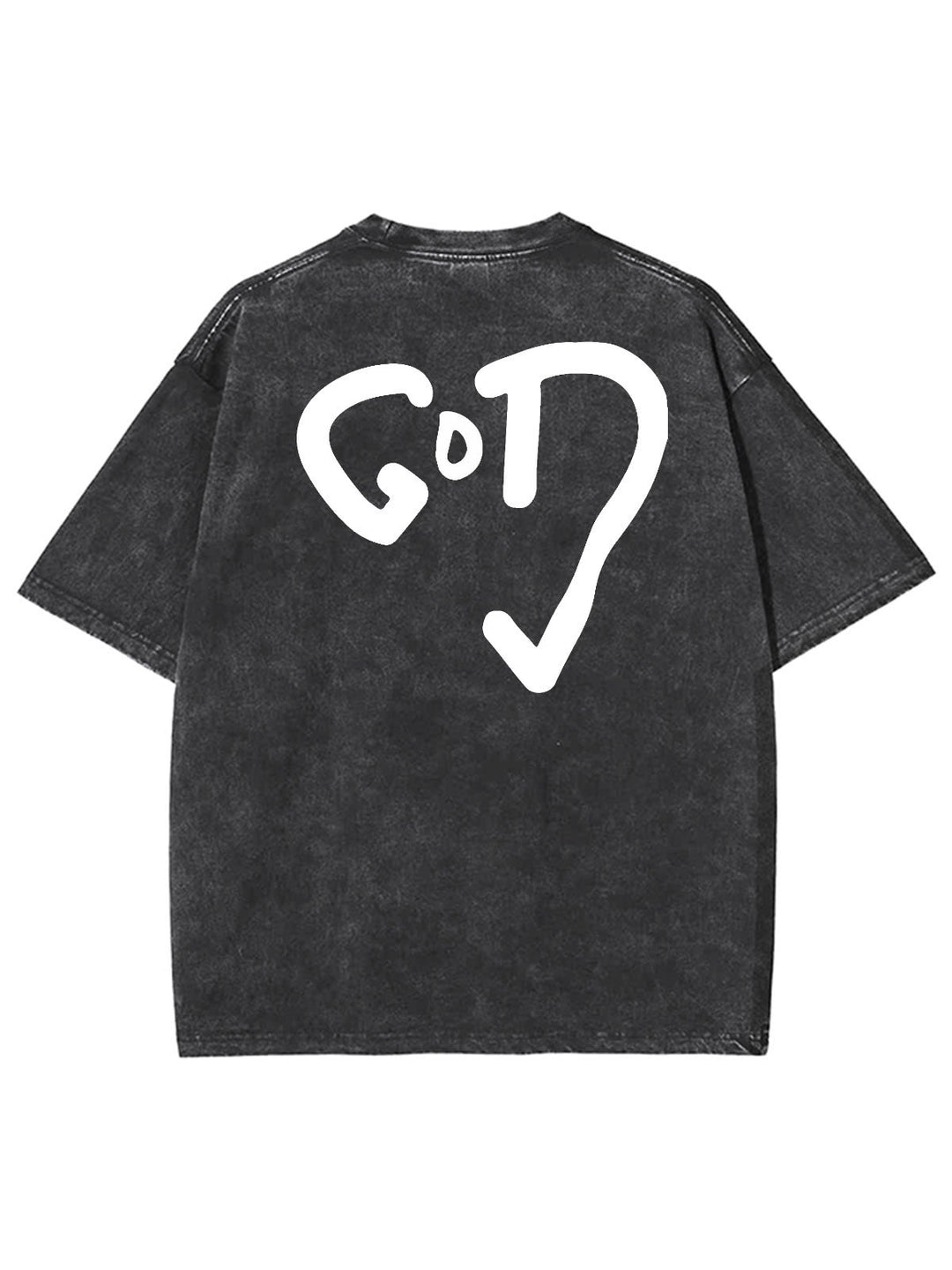 God Heart Unisex Washed T-Shirt