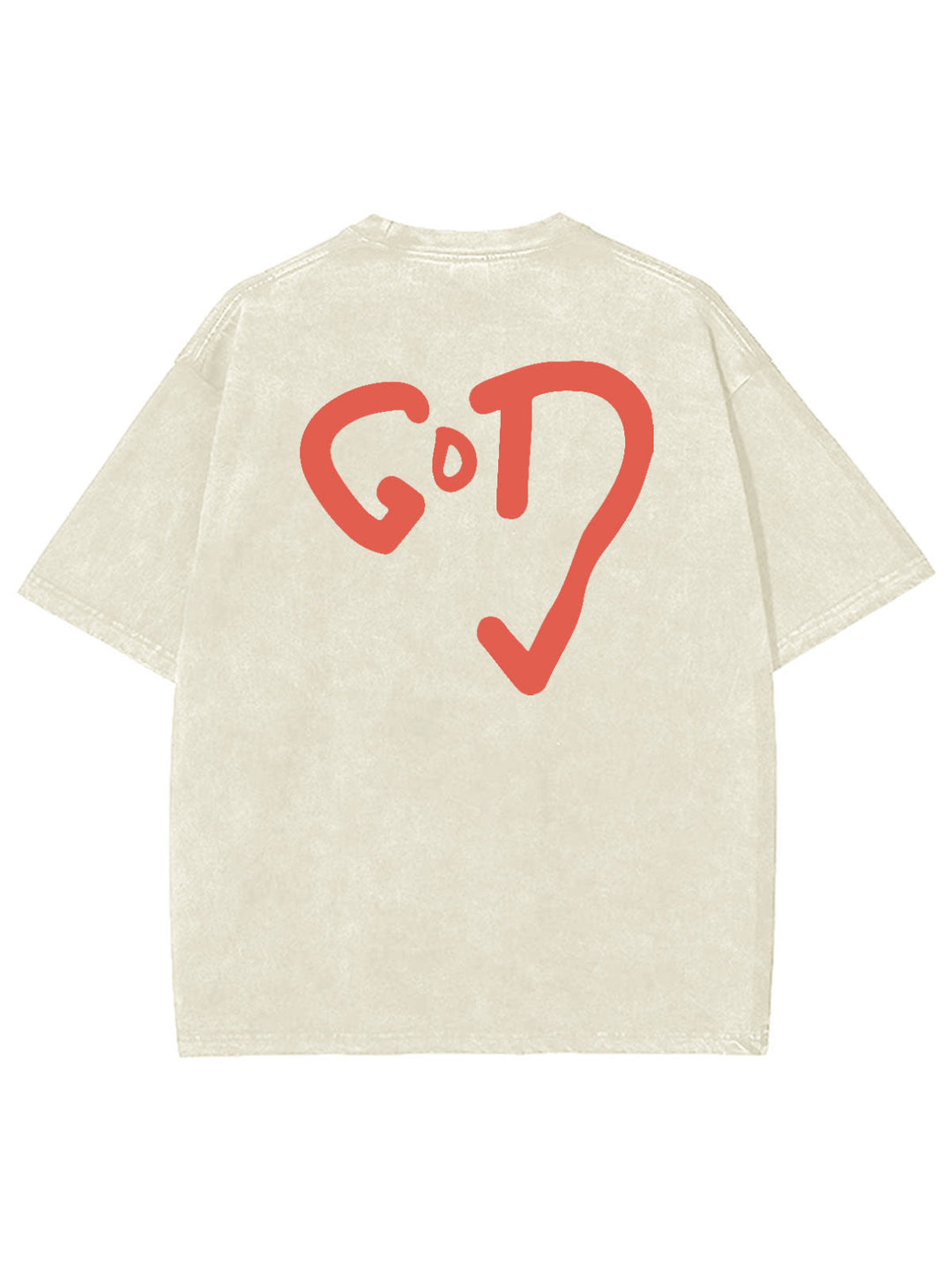 God Heart Unisex Washed T-Shirt