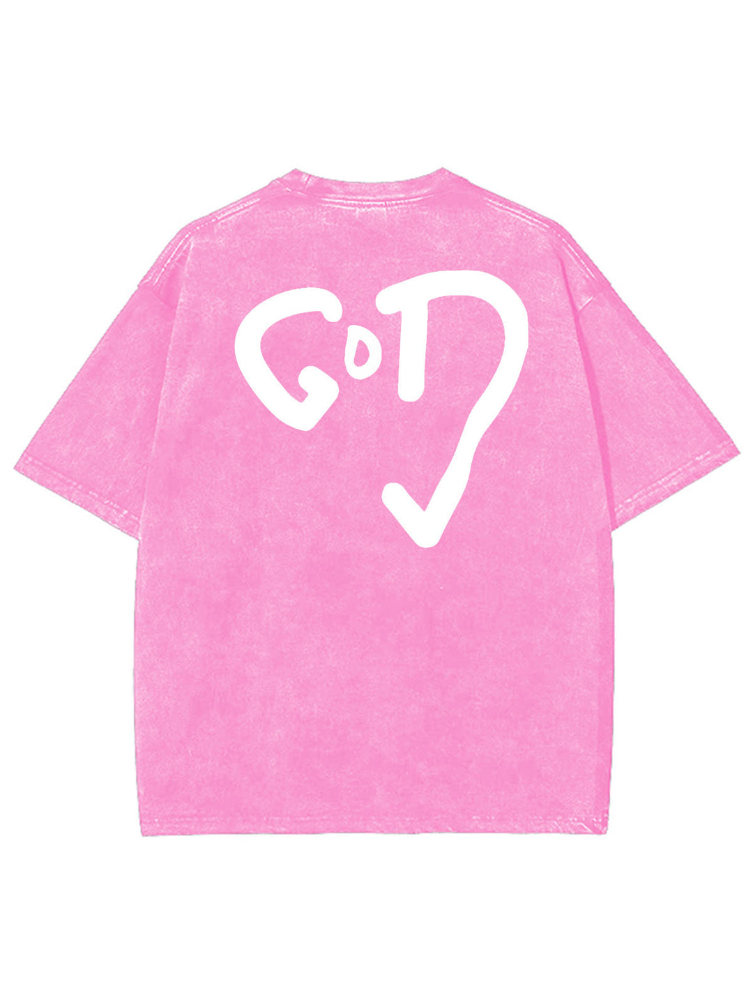 Christianartworkshop God Heart Unisex Washed T-shirt