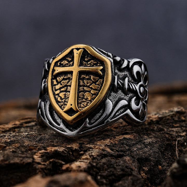 Christianartworkshop Exclusive Crafted Cross Ring - Expression of Daily Faith