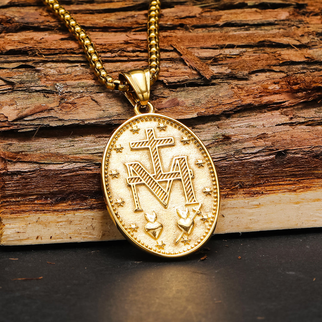 FREE Today: Miraculous Medal Our Lady of Grace Necklace - A Heavenly Reminder of Love and Devotion