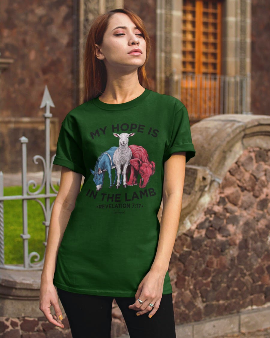 Christianartworkshop My Hope Is In The Lamb Classic T-shirt - image 16