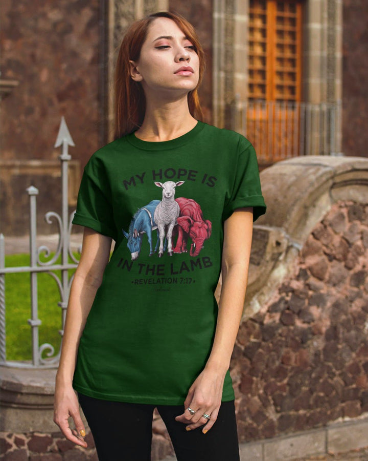 Christianartworkshop My Hope Is In The Lamb Classic T-shirt