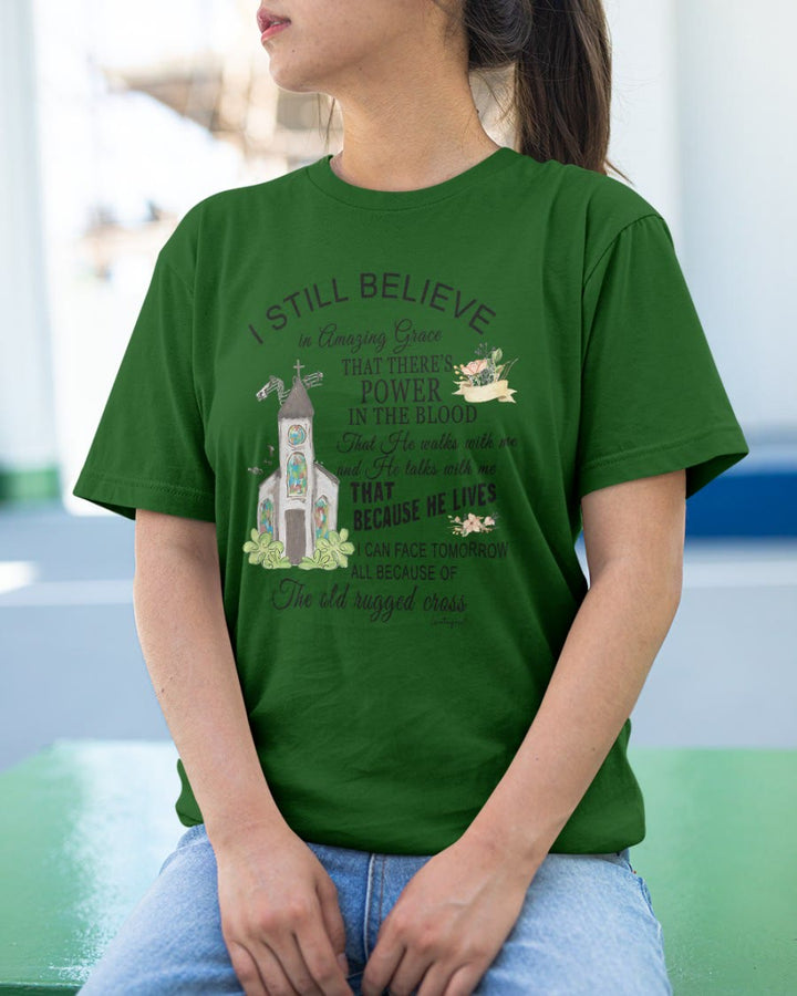 Christianartworkshop I Still Believe Classic T-shirt - image 26