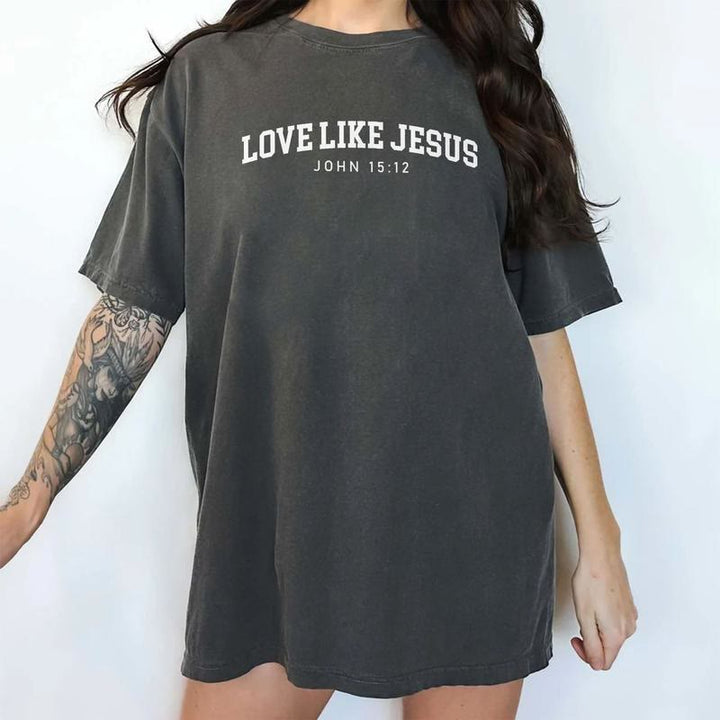 Christianartworkshop Love like Jesus T-shirt