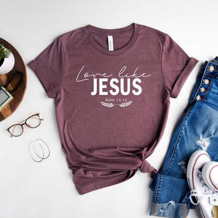 Christianartworkshop Dear Person Behind Me Love Like Jesus T-shirt