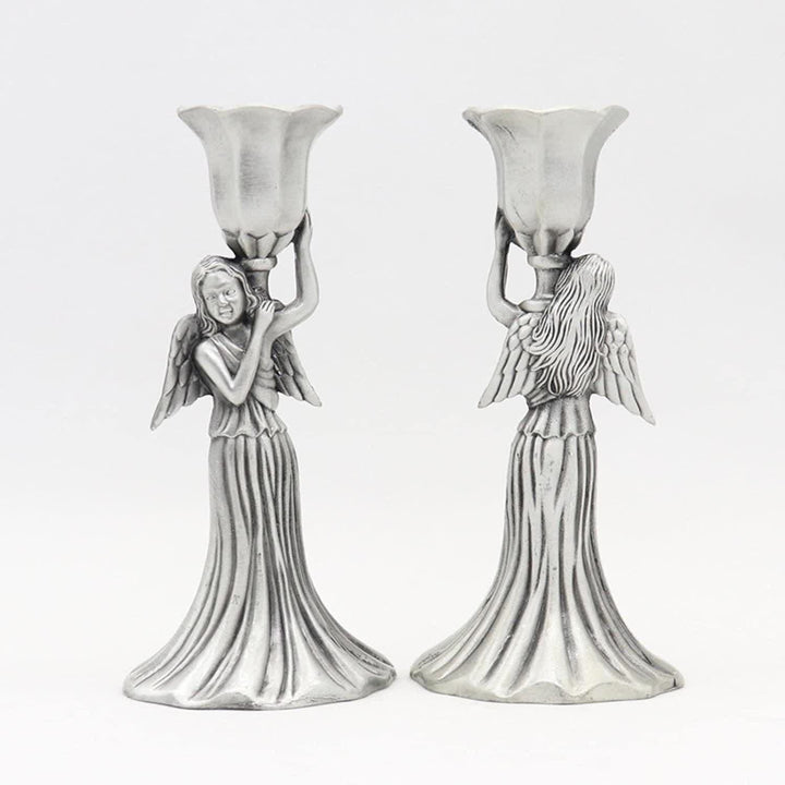 Christianartworkshop Exquisite Angel-Themed Candle Holders - Celestial Elegance for Your Home