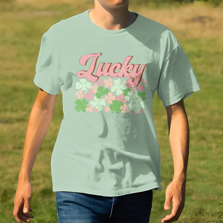 Christianartworkshop Embrace the Luck of the Irish Faith-Inspired T-Shirt