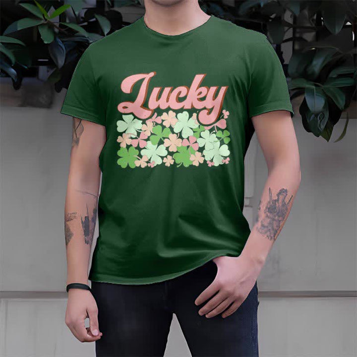 Christianartworkshop Embrace the Luck of the Irish Faith-Inspired T-Shirt