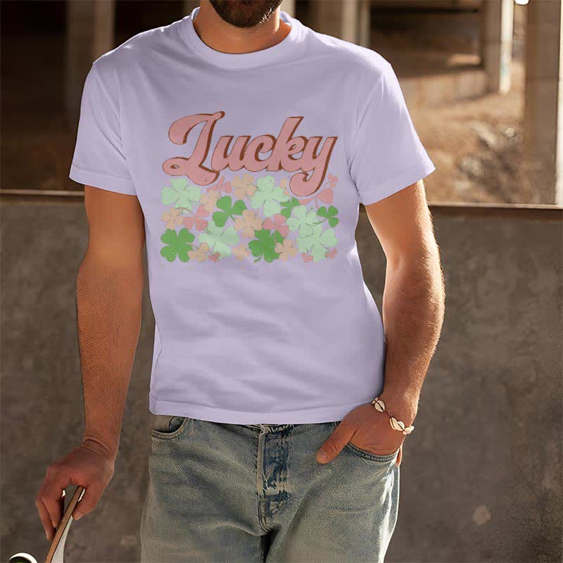 Christianartworkshop Embrace the Luck of the Irish Faith-Inspired T-Shirt