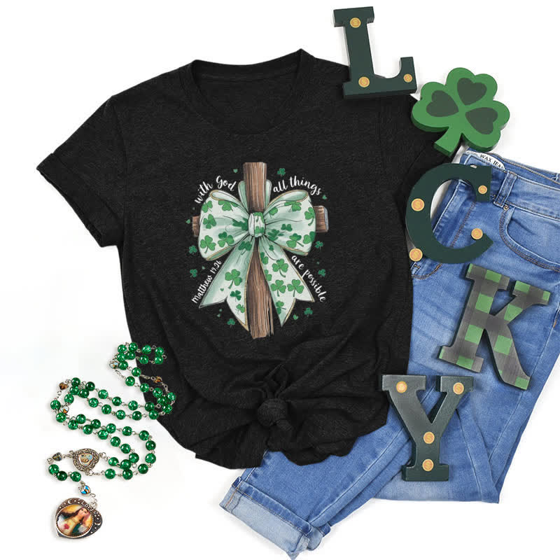 Christianartworkshop Faith and Fortune in Harmony Faith-Inspired T-Shirt - Black - 2XL - image 23