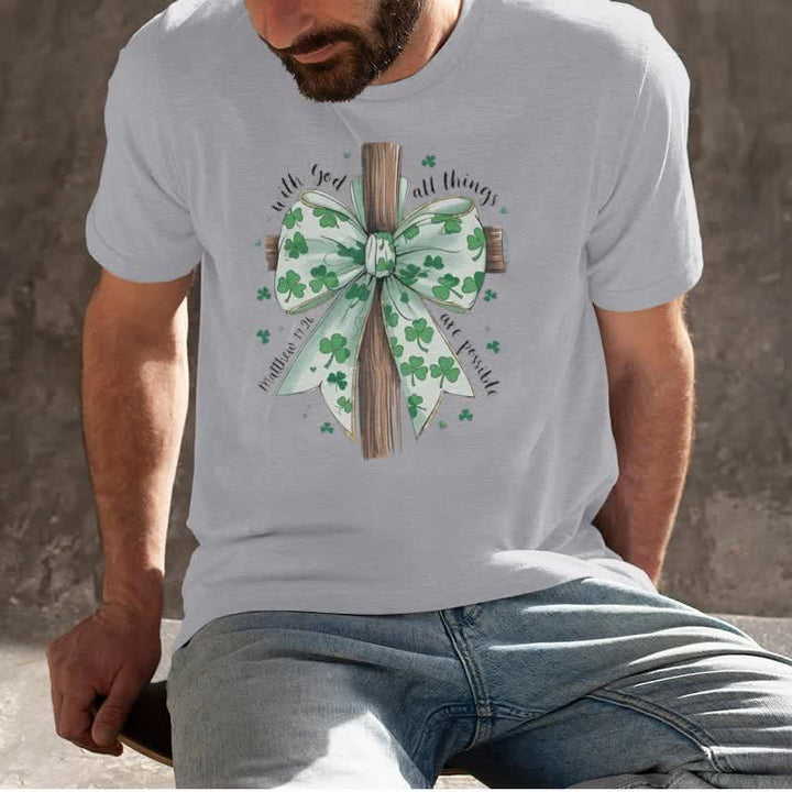 Christianartworkshop Faith and Fortune in Harmony Faith-Inspired T-Shirt