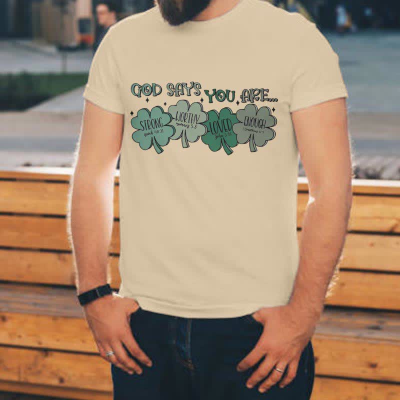 Christianartworkshop Divine Shamrock: God's Promises Faith-Inspired T-Shirt - image 22