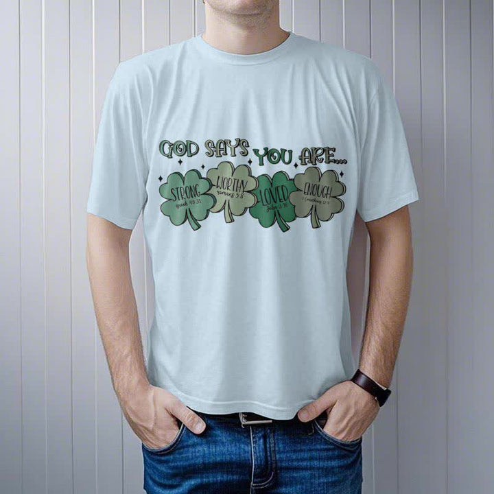 Christianartworkshop Divine Shamrock: God's Promises Faith-Inspired T-Shirt - image 13