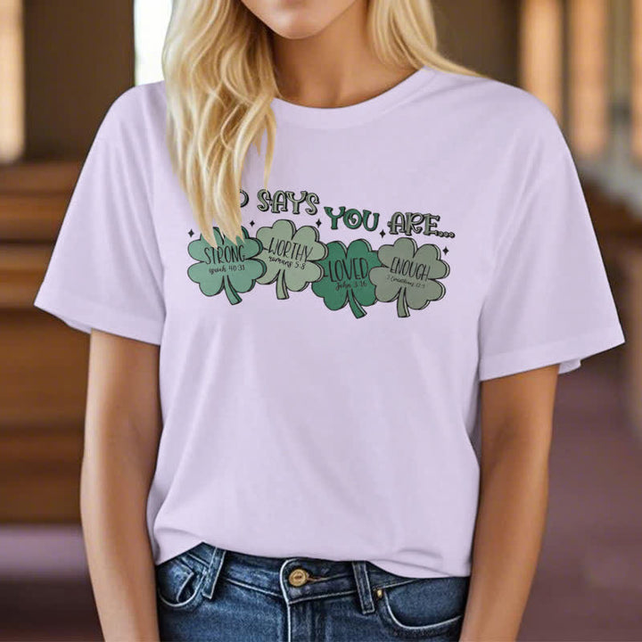 Christianartworkshop Divine Shamrock: God's Promises Faith-Inspired T-Shirt - image 27