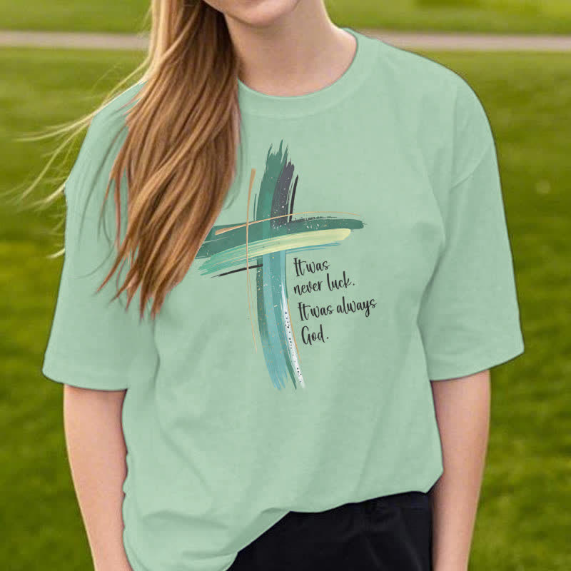 Christianartworkshop Empowerment Clover Faith-Inspired T-Shirt