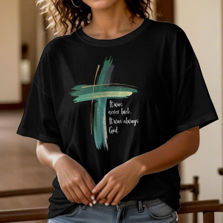 Christianartworkshop Empowerment Clover Faith-Inspired T-Shirt