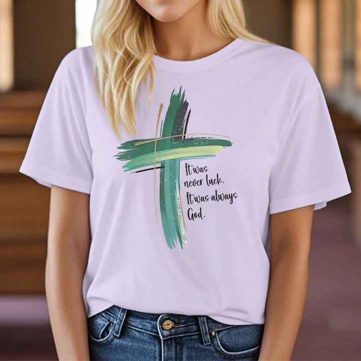 Christianartworkshop Empowerment Clover Faith-Inspired T-Shirt