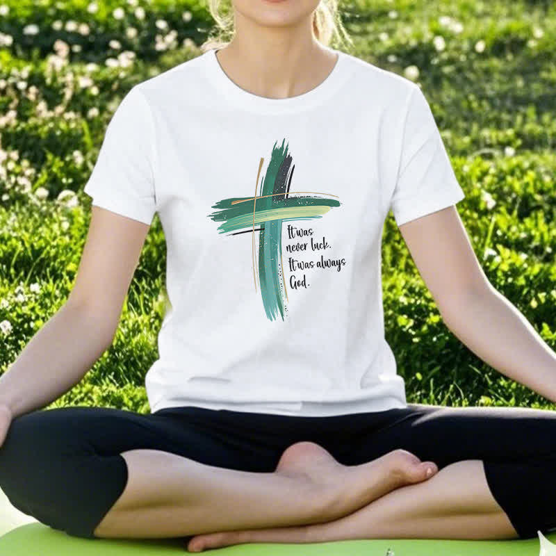 Christianartworkshop Empowerment Clover Faith-Inspired T-Shirt