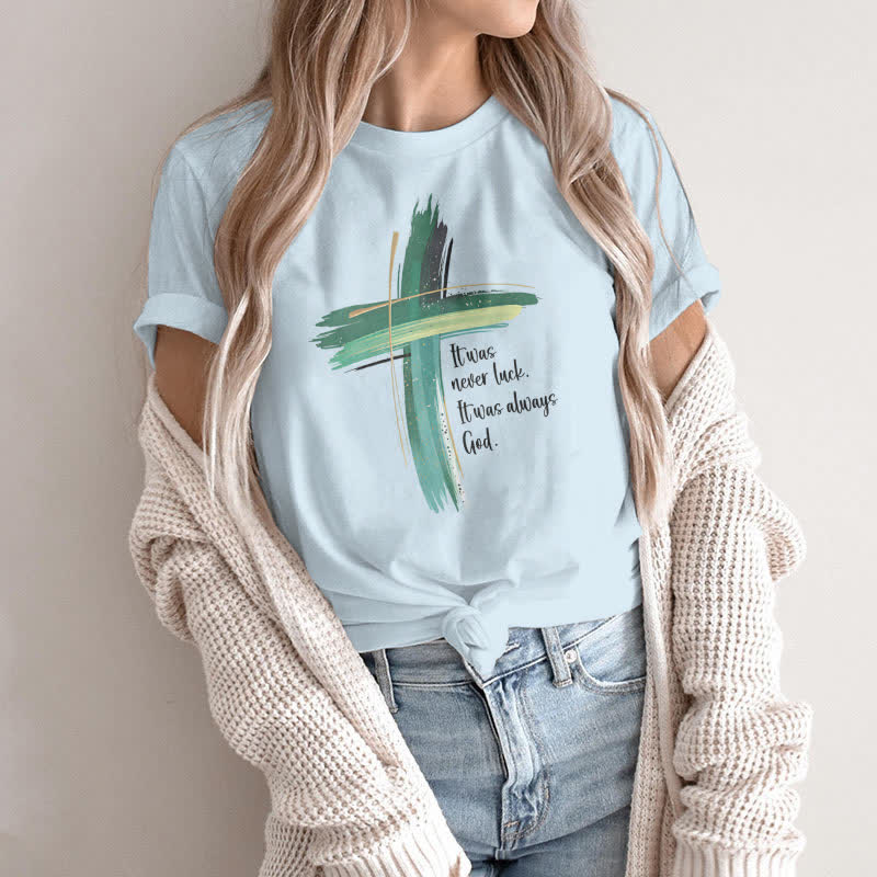 Christianartworkshop Empowerment Clover Faith-Inspired T-Shirt