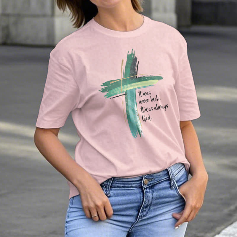 Christianartworkshop Empowerment Clover Faith-Inspired T-Shirt