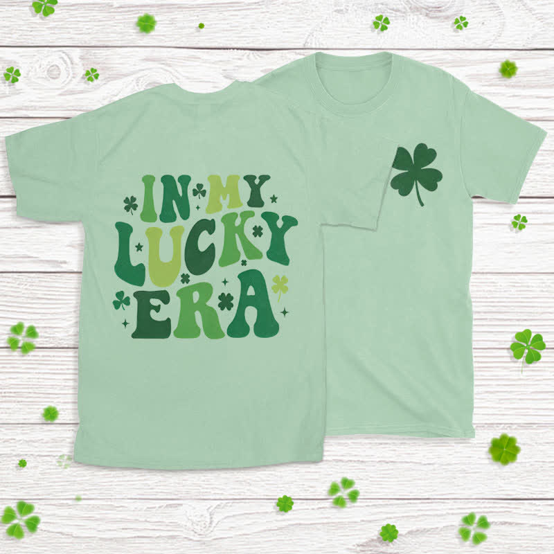 Christianartworkshop Lucky Charm Era Faith-Inspired T-Shirt - Light Green - 2XL - image 5