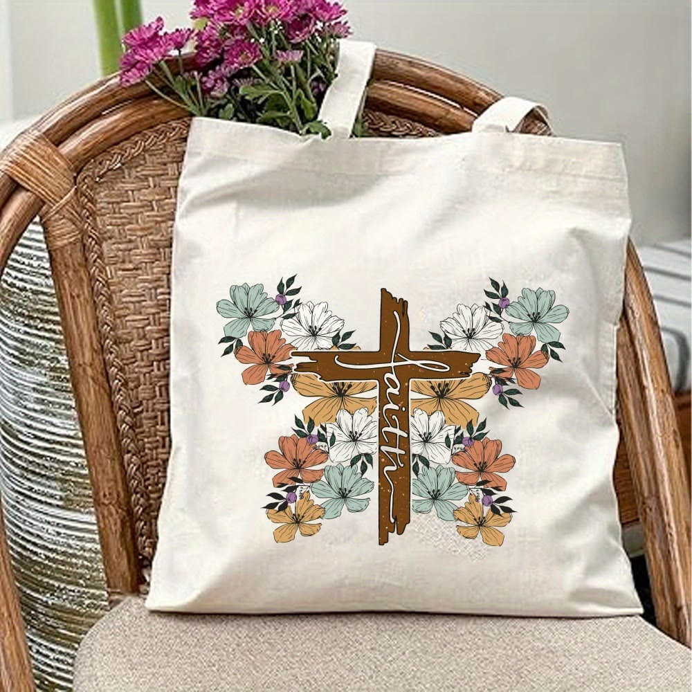 Christianartworkshop Blooming Faith Tote Carry Hope and Inspiration