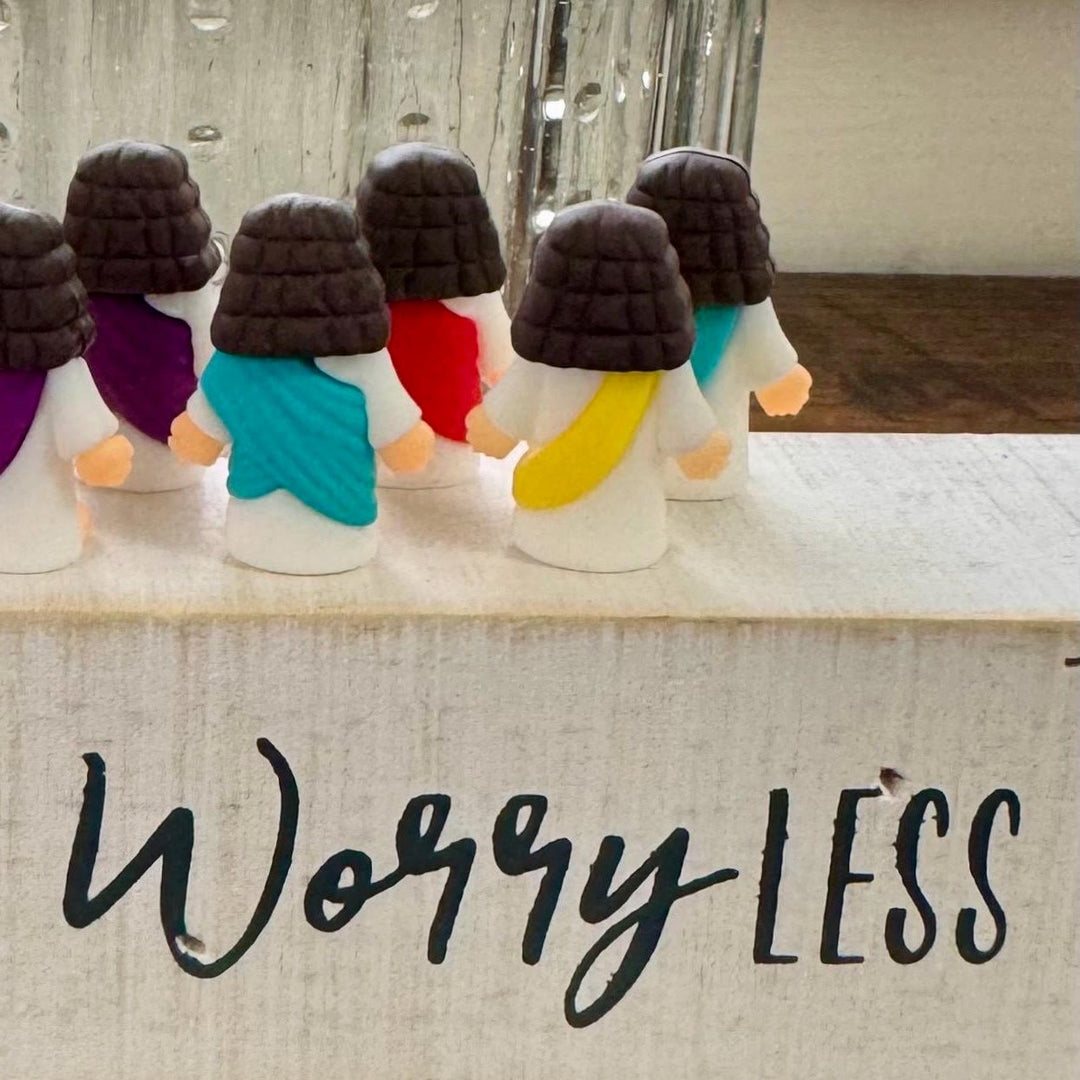 Christianartworkshop 5/10/20/30pcs We All Need A Little Jesus Figurine – A Touch of Divine Presence Father's Day Gift - image 5