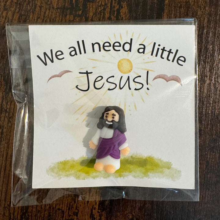 Christianartworkshop 5/10/20/30pcs We All Need A Little Jesus Figurine – A Touch of Divine Presence Father's Day Gift - image 3