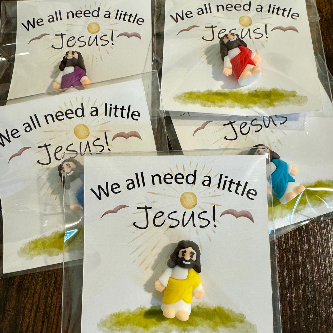 Christianartworkshop We All Need A Little Jesus Figurine – A Touch of Divine Presence Easter Gift