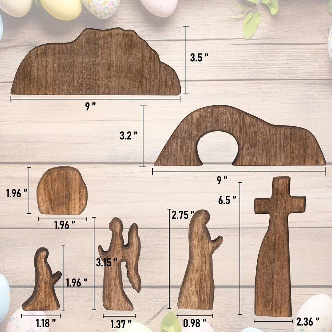 Christianartworkshop He is Risen The Empty Tomb Easter Scene Ornament - Celebrate the Spirit of Resurrection - image 8