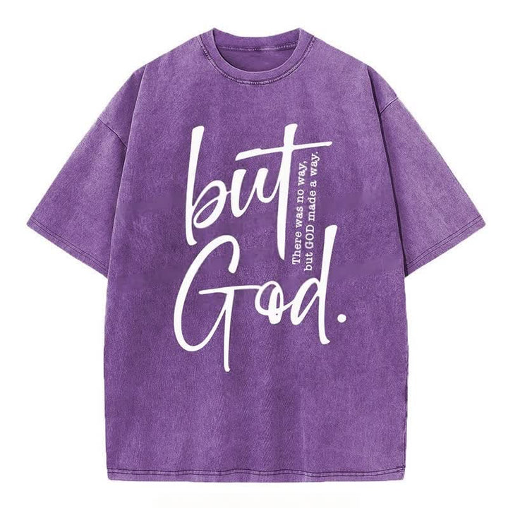 Christianartworkshop "But God" Washed T-Shirt