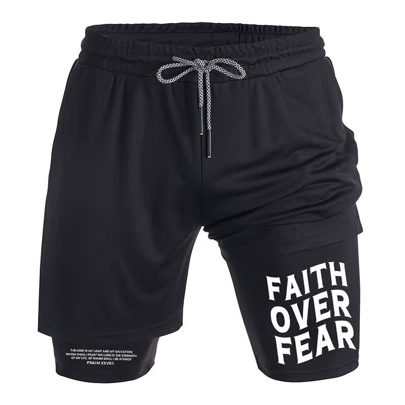 Christianartworkshop Faith Over Fear Christian Performance Shorts