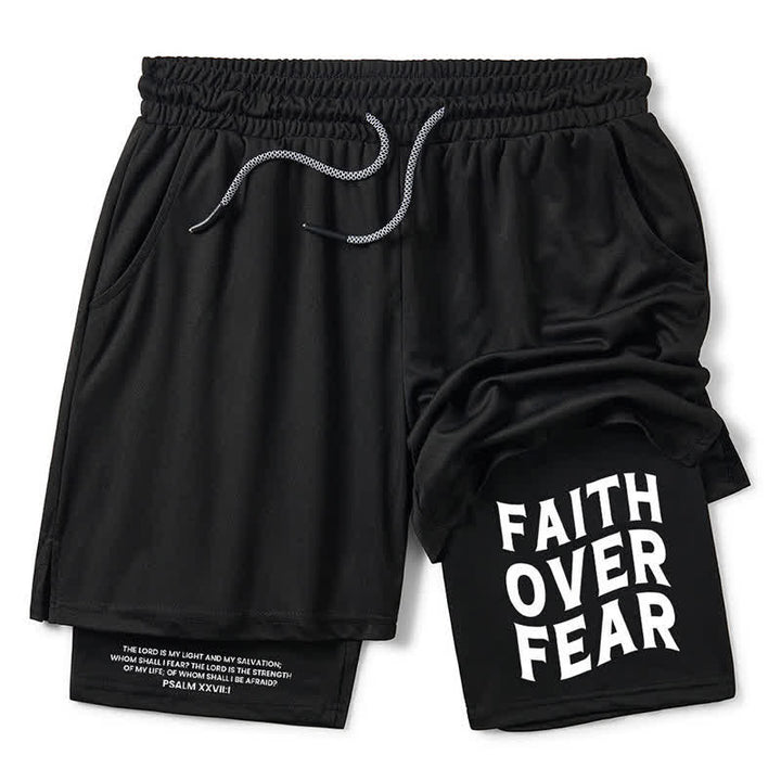 Christianartworkshop Faith Over Fear Christian Performance Shorts