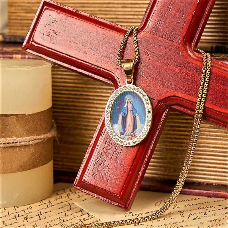 FREE Today: Divine Grace with the Miraculous Medal Necklace - A Testament to Faith