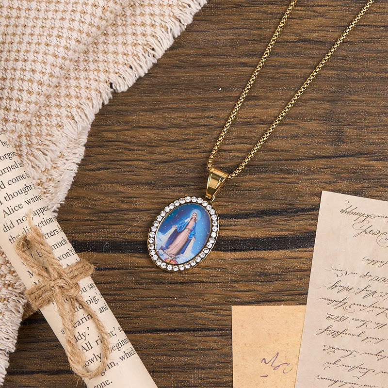 FREE Today: Divine Grace with the Miraculous Medal Necklace - A Testament to Faith