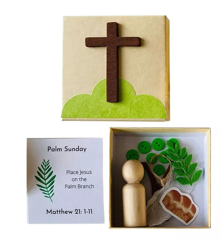 Christianartworkshop Easter Box Set Holy Week Box: Resurrection Game with Your Child