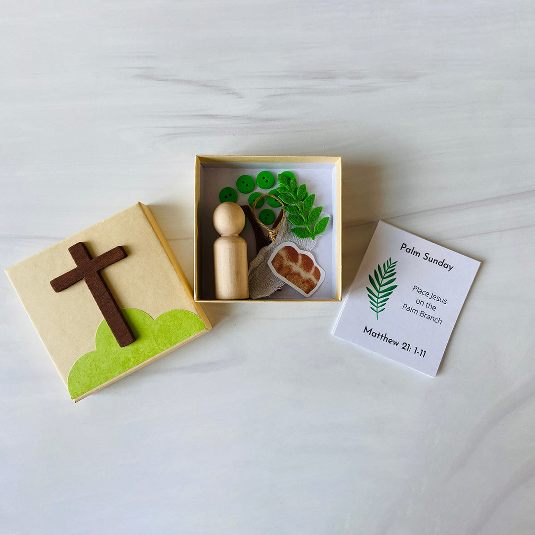 Christianartworkshop Easter Box Set Holy Week Box: Resurrection Game with Your Child