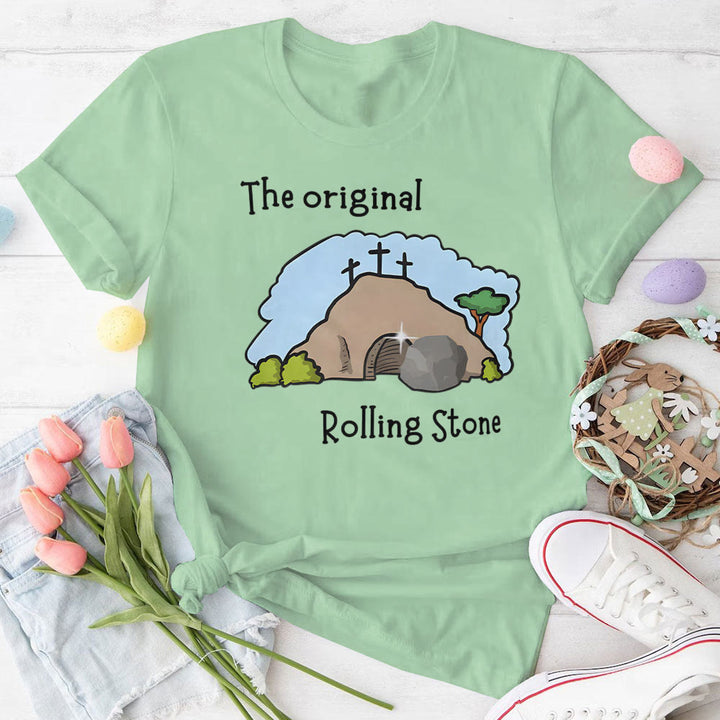 Christianartworkshop The Original Rolling Stone Christian T-Shirt - Light Green - 2XL - image 9