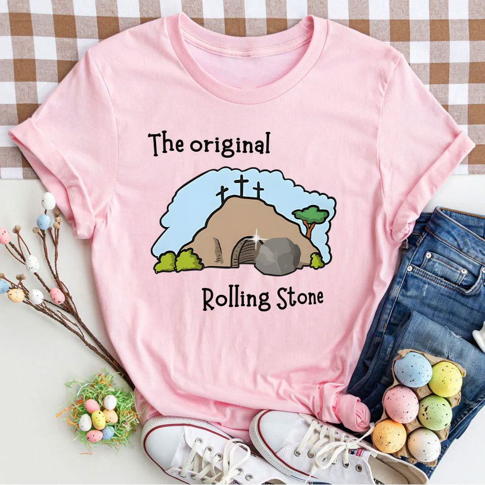Christianartworkshop The Original Rolling Stone Christian T-Shirt - Pink - 2XL - image 7