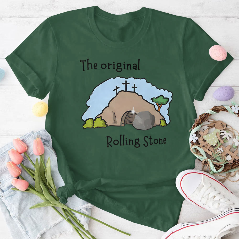 Christianartworkshop The Original Rolling Stone Christian T-Shirt - Dark Green - 2XL - image 10