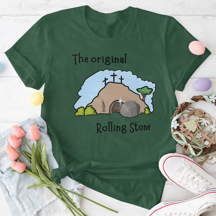 Christianartworkshop The Original Rolling Stone Christian T-Shirt - Dark Green - 2XL - image 10