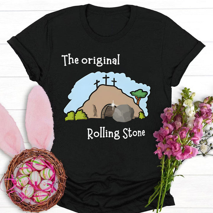 Christianartworkshop The Original Rolling Stone Christian T-Shirt - Black - 2XL - image 2