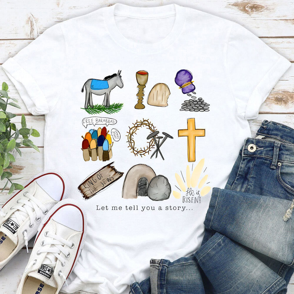 Christianartworkshop Let Me Tell You a Story T-Shirt - White - 2XL - image 0