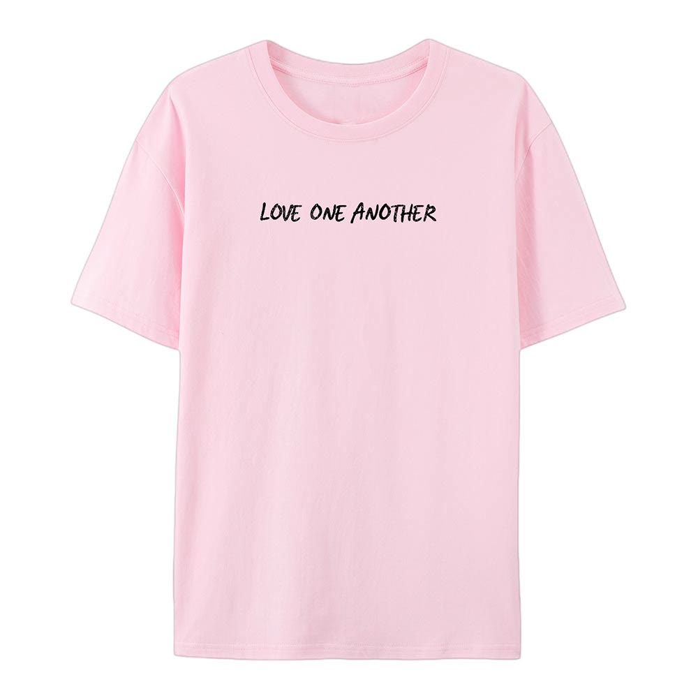 Christianartworkshop Love One Another Cotton T-Shirt - image 13